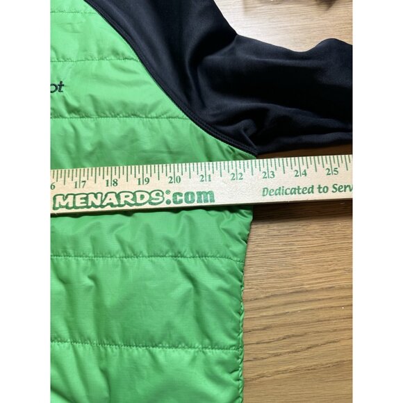 Marmot Mens Jacket Size Medium Green/Black Full Zip Puffer Preppy Outdoor - Picture 6 of 16